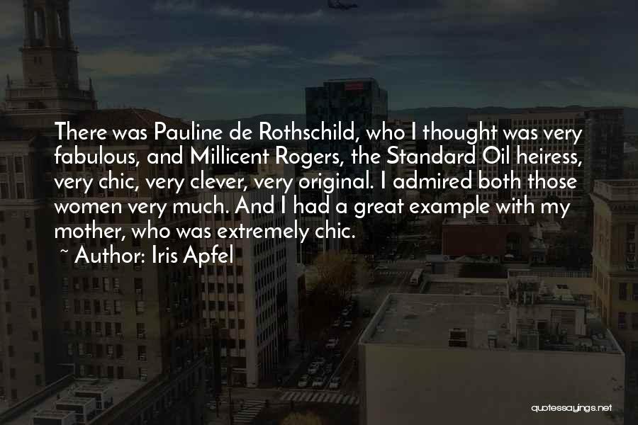 Rothschild Quotes By Iris Apfel