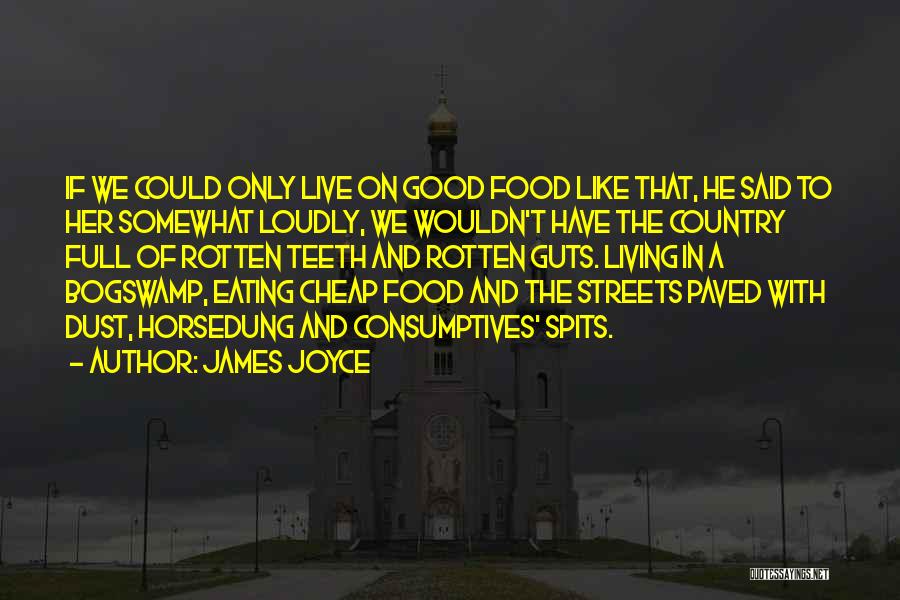 Rotten Food Quotes By James Joyce