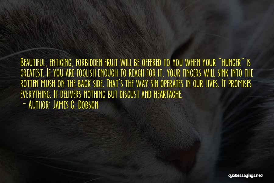 Rotten Fruit Quotes By James C. Dobson