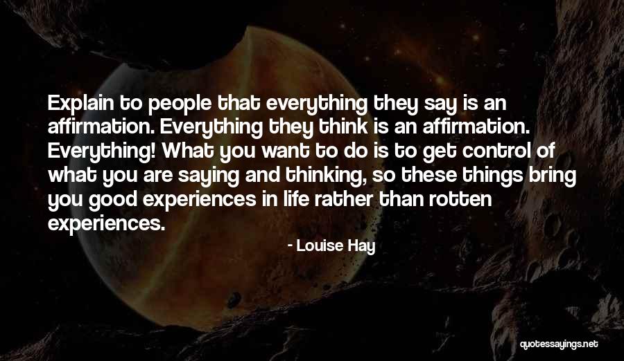 Rotten People Quotes By Louise Hay Rotten People Quotes By Louise Hay