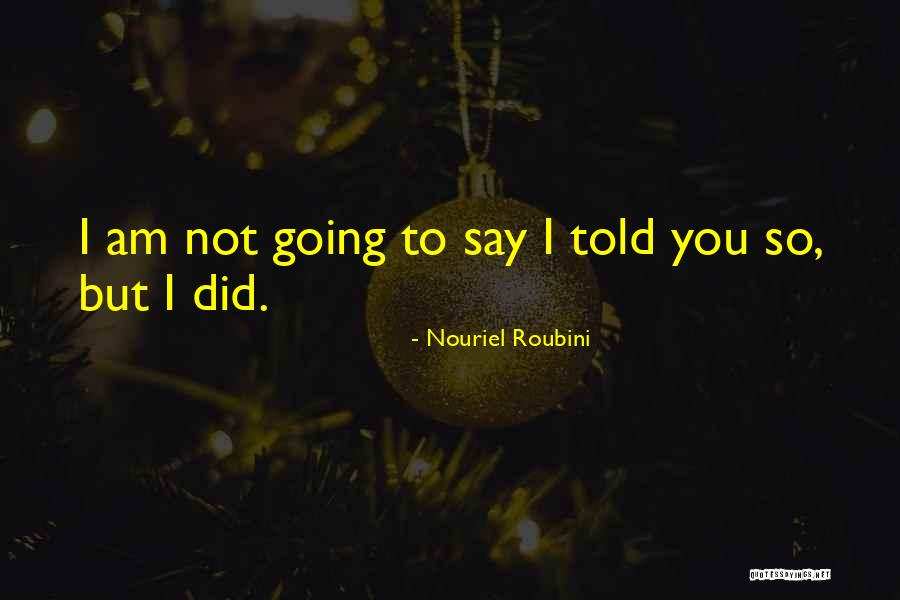 Roubini Quotes By Nouriel Roubini
