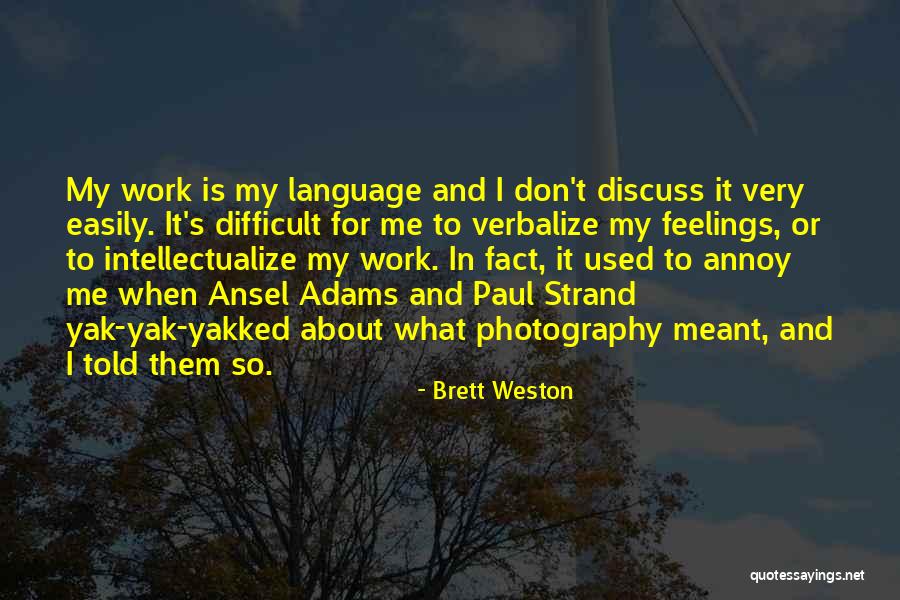 Roucourt Quotes By Brett Weston Roucourt Quotes By Brett Weston