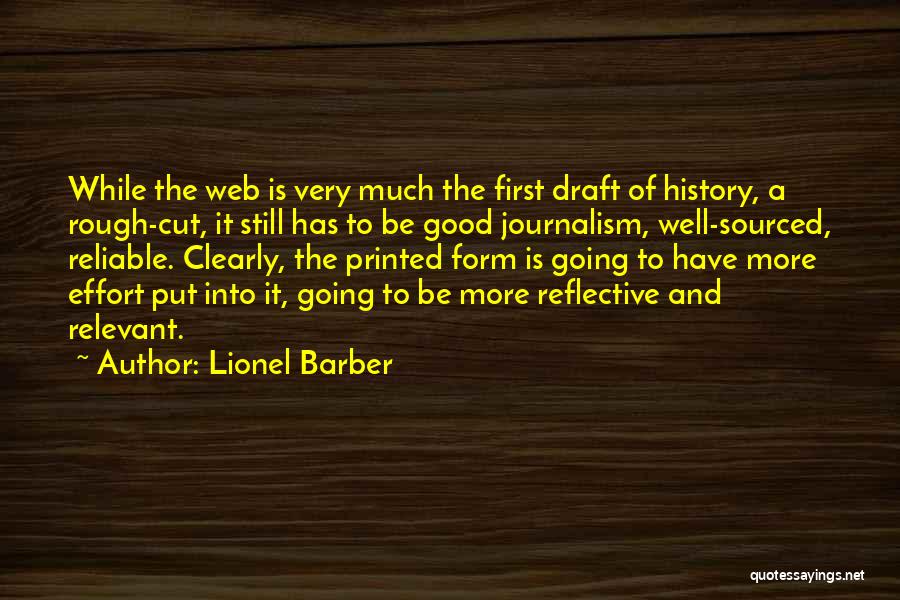 Rough Draft Quotes By Lionel Barber