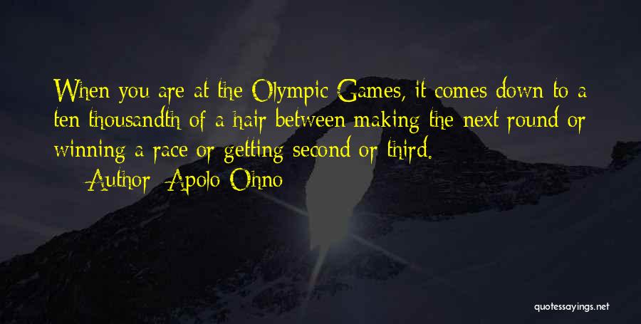 Round Quotes By Apolo Ohno