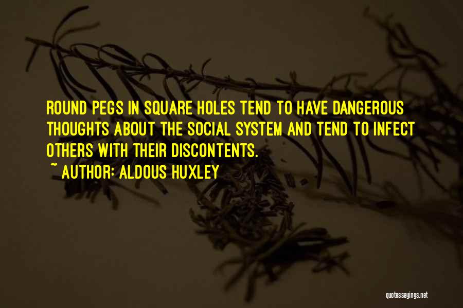 Round Square Quotes By Aldous Huxley