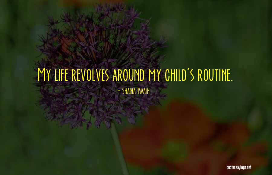 Routine Life Quotes By Shania Twain Routine Life Quotes By Shania Twain