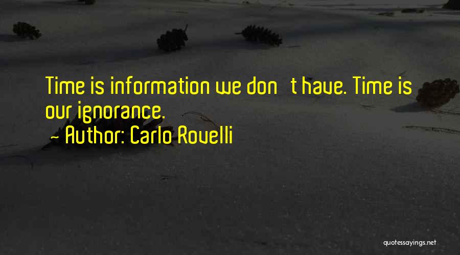 Rovelli Time Quotes By Carlo Rovelli