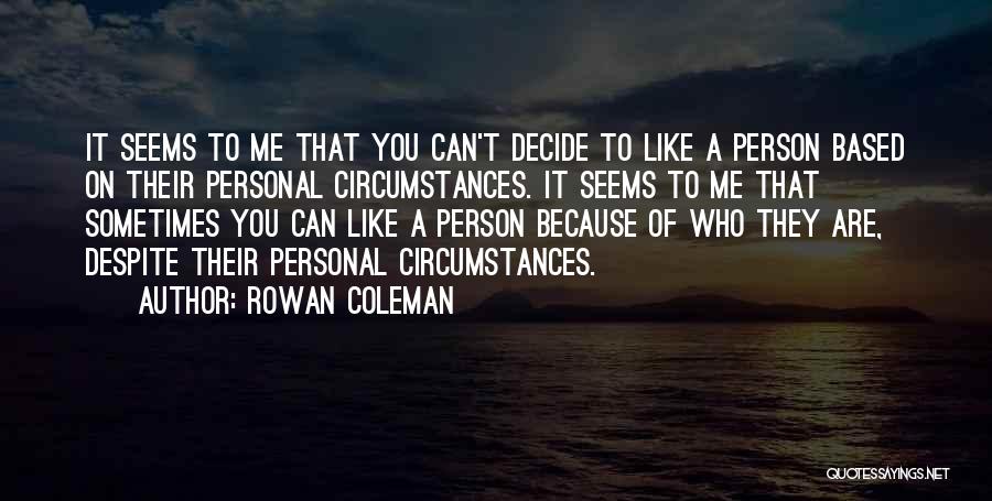 Rowan Coleman Quotes 2204688