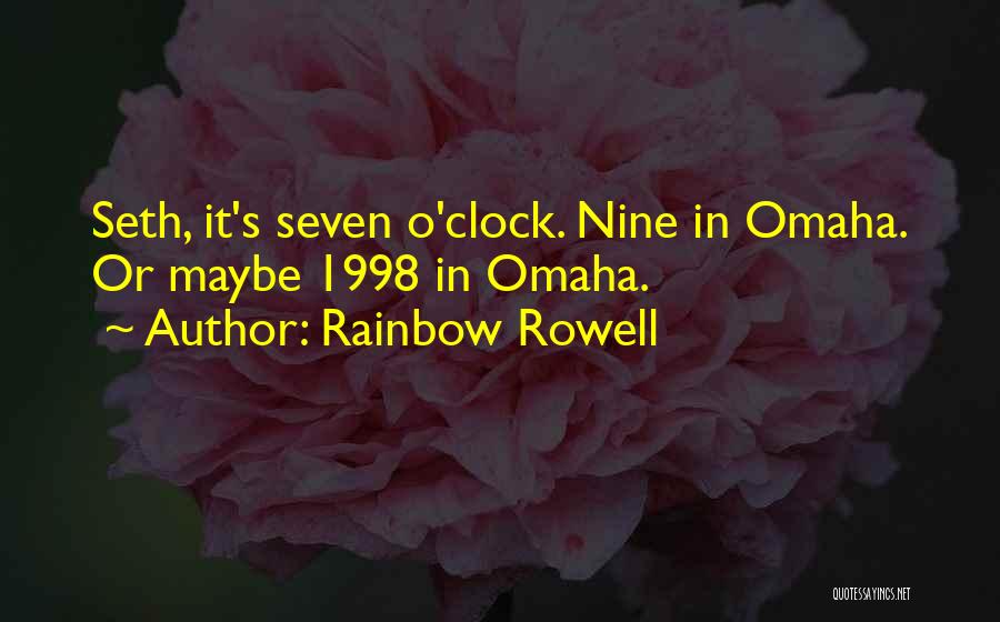 Rowell Quotes By Rainbow Rowell