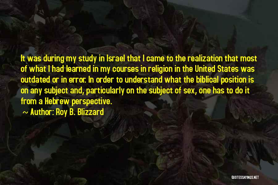Roy B. Blizzard Quotes 131162
