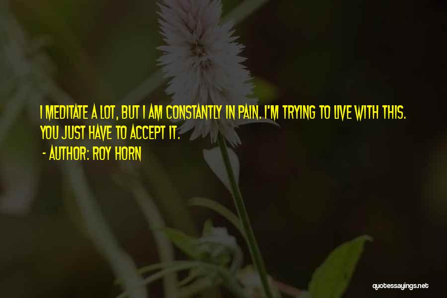 Roy Horn Quotes 128957