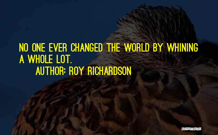 Roy Richardson Quotes 198973