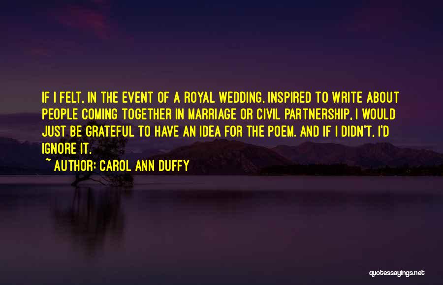 Royal Civil Quotes By Carol Ann Duffy