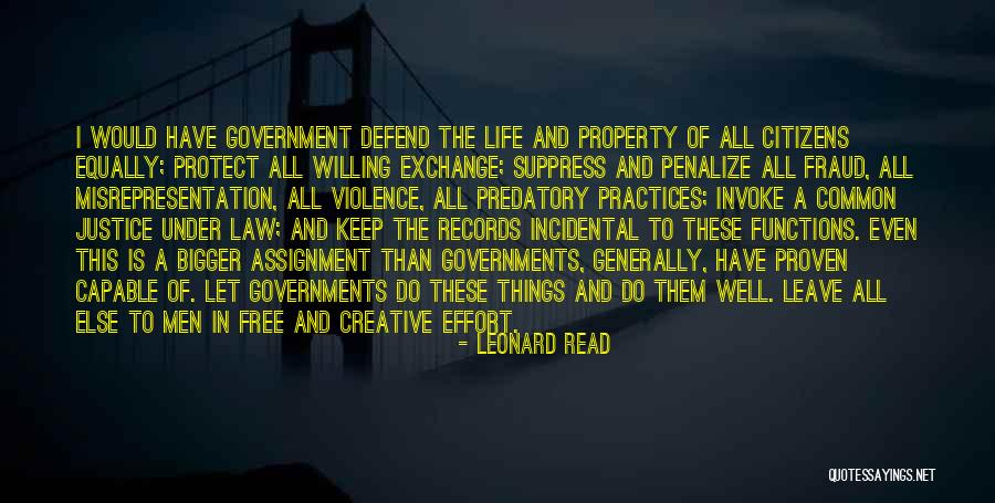 Royen Kent Quotes By Leonard Read Royen Kent Quotes By Leonard Read