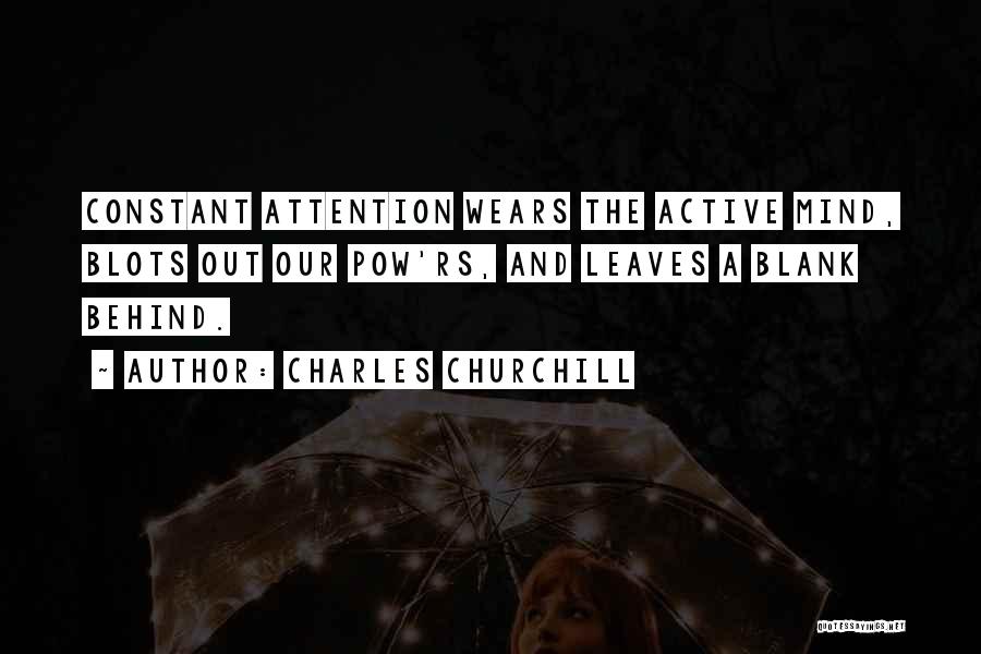 Rs Quotes By Charles Churchill
