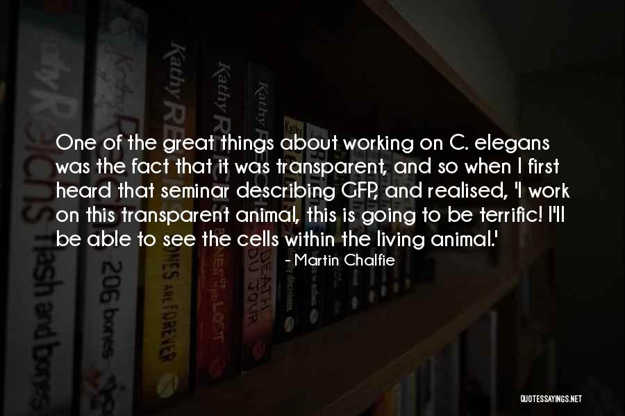 Rtyu Quotes By Martin Chalfie Rtyu Quotes By Martin Chalfie