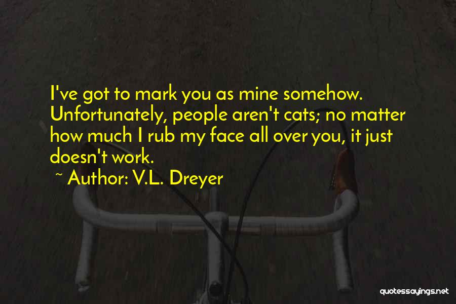 Rub In Your Face Quotes By V.L. Dreyer