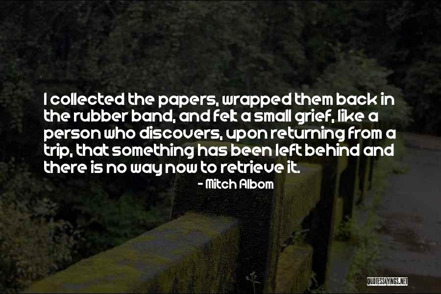 Rubber Band Quotes By Mitch Albom