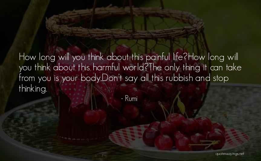 Rubbish Life Quotes By Rumi Rubbish Life Quotes By Rumi