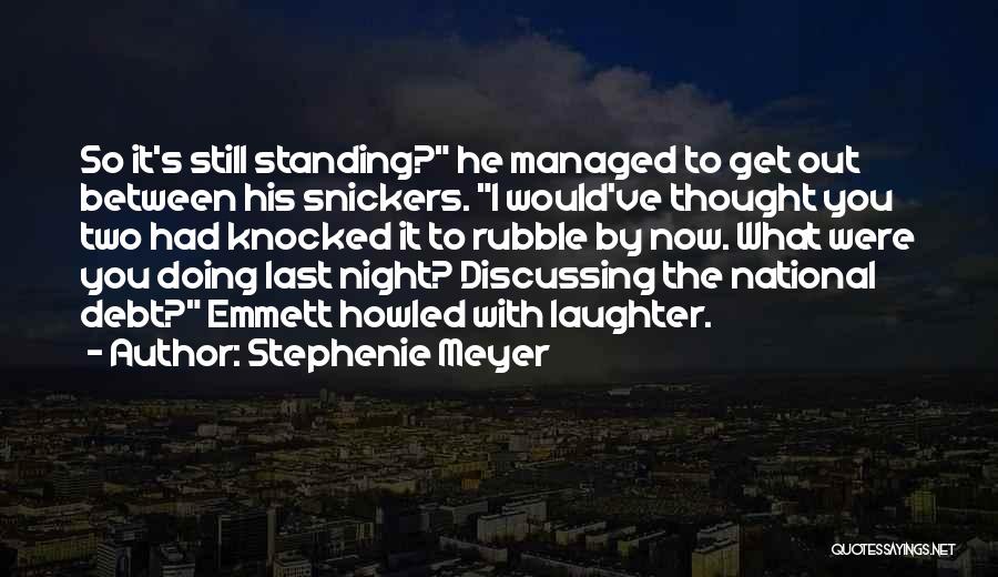 Rubble Quotes By Stephenie Meyer