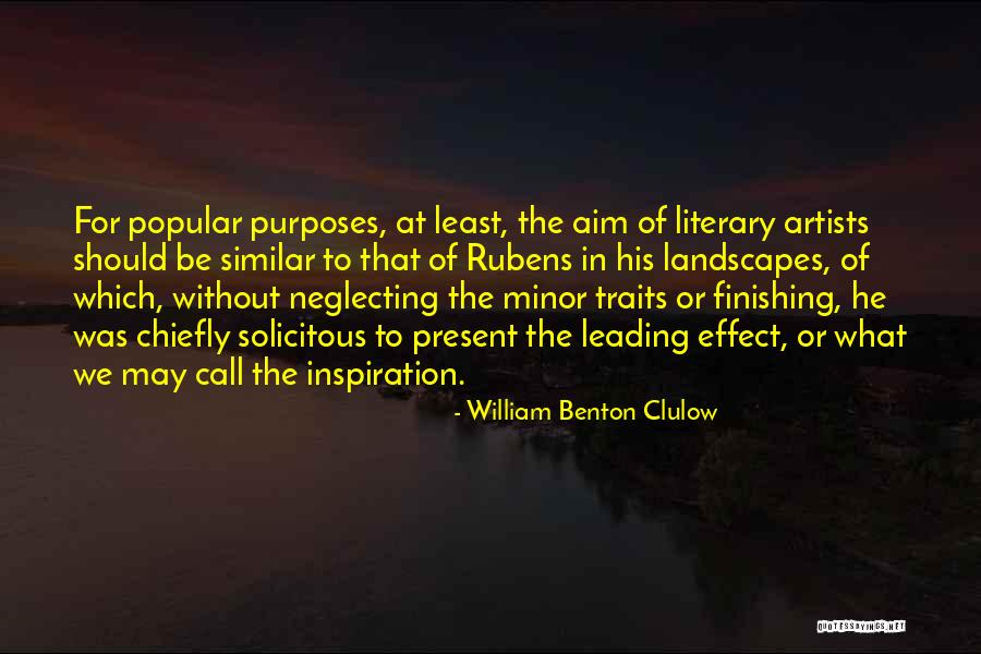 Rubens Quotes By William Benton Clulow Rubens Quotes By William Benton Clulow
