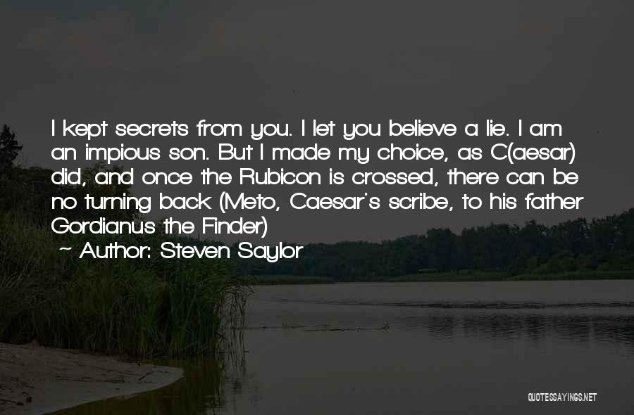 Rubicon Quotes By Steven Saylor