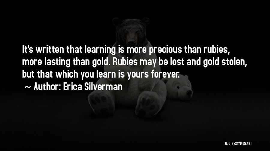 Rubies Quotes By Erica Silverman