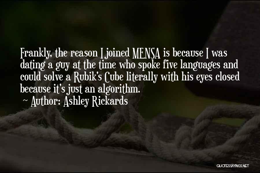Rubik Cube Quotes By Ashley Rickards