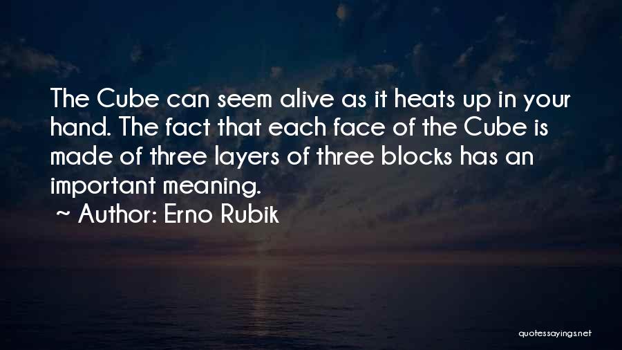 Rubik Cube Quotes By Erno Rubik