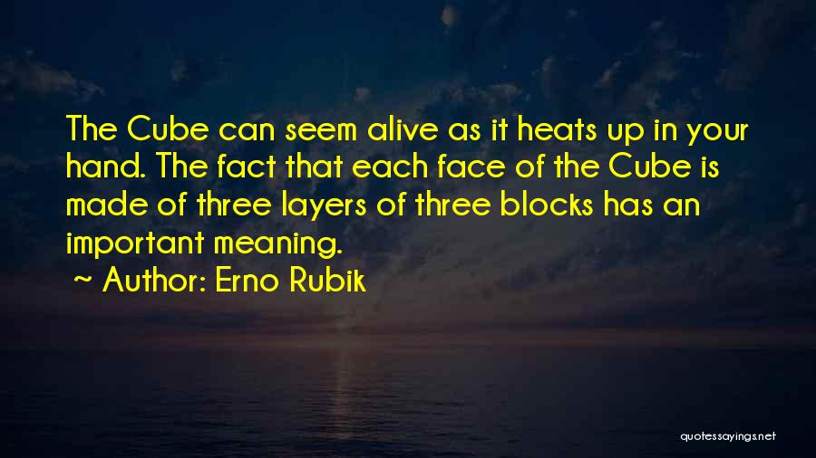 Rubik's Cube Quotes By Erno Rubik