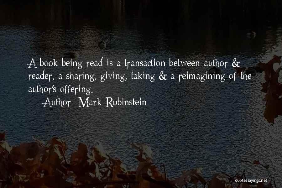 Rubinstein Quotes By Mark Rubinstein