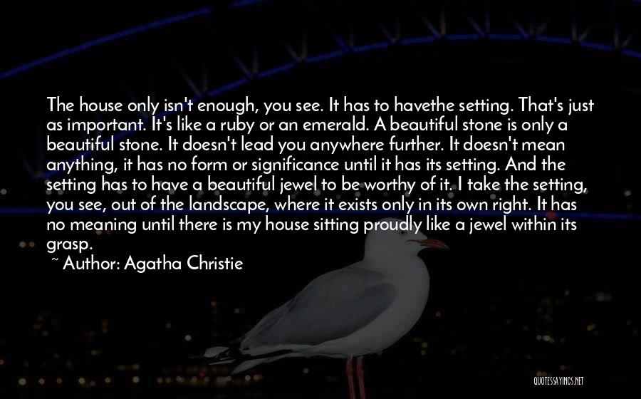 Ruby Jewel Quotes By Agatha Christie