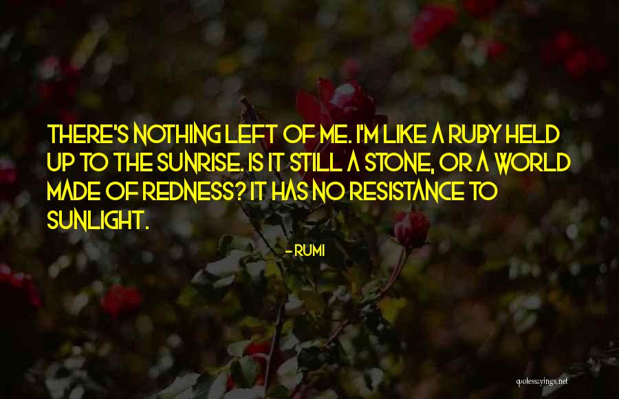 Ruby Stone Quotes By Rumi