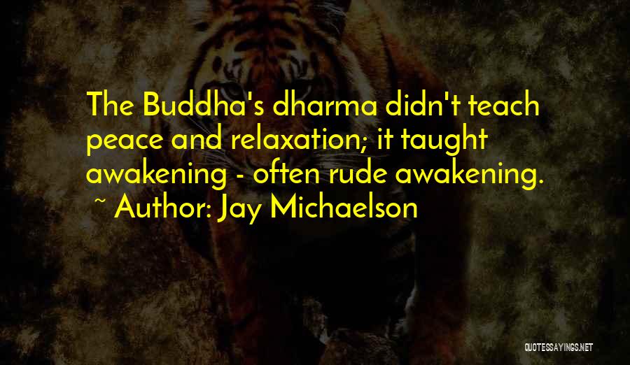 Rude Awakening Quotes By Jay Michaelson