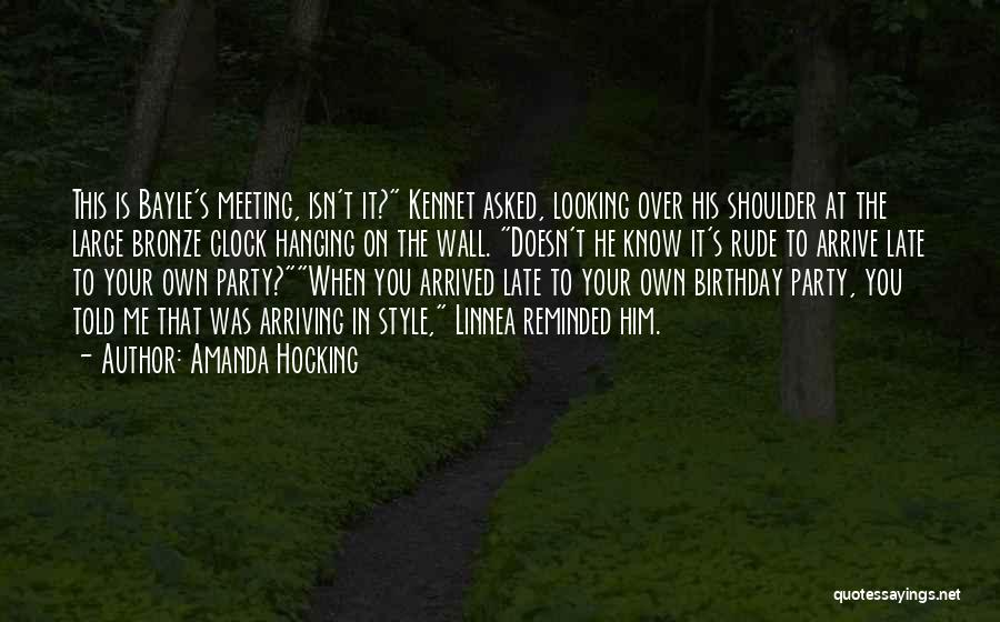 Rude Birthday Quotes By Amanda Hocking