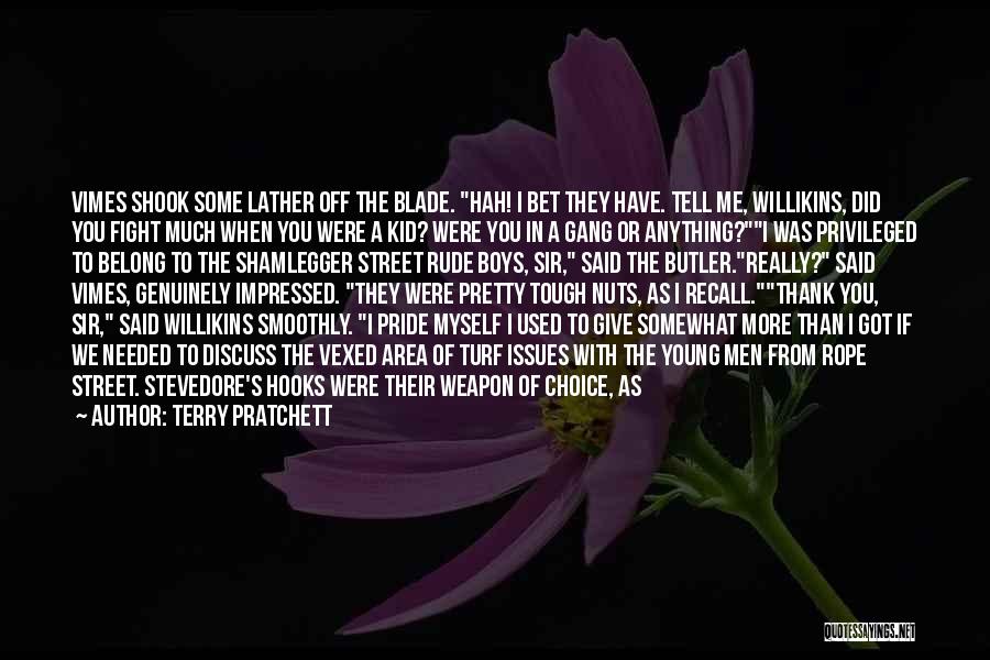 Rude Man Quotes By Terry Pratchett