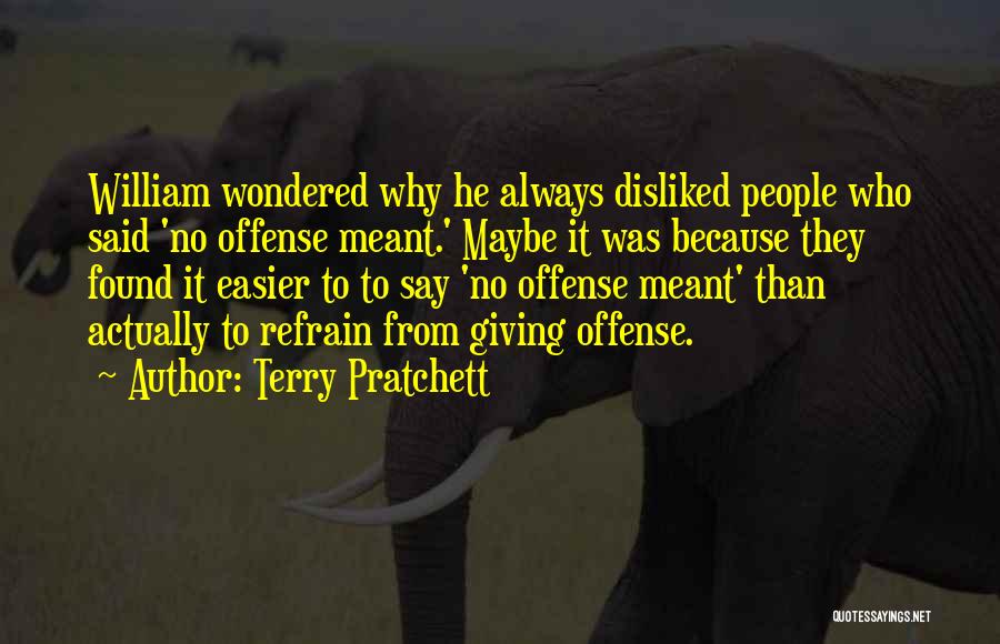 Rude Quotes By Terry Pratchett