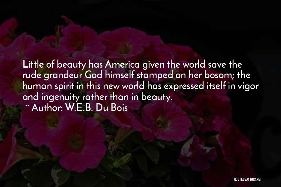 Rude Quotes By W.E.B. Du Bois