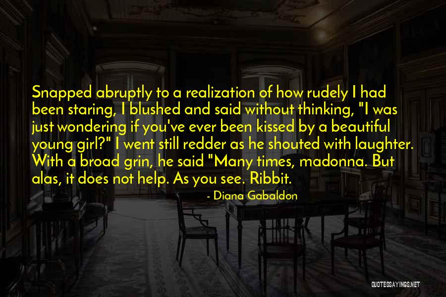 Rudely Quotes By Diana Gabaldon