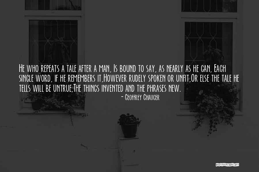 Rudely Quotes By Geoffrey Chaucer