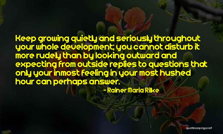 Rudely Quotes By Rainer Maria Rilke