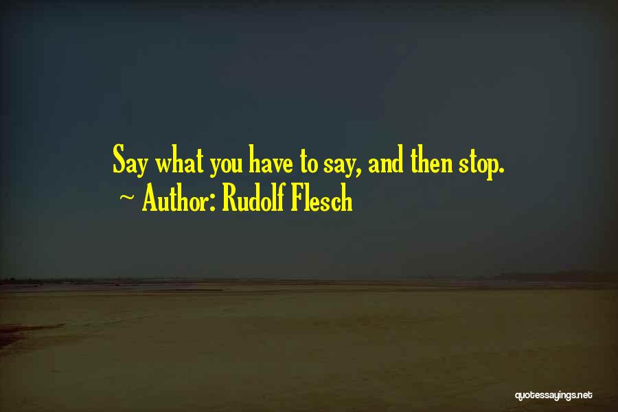 Rudolf Flesch Quotes 1361555