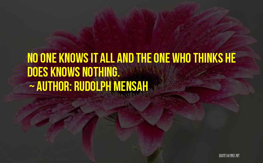 Rudolph Mensah Quotes 2237388