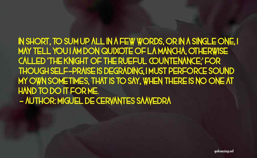 Rueful Quotes By Miguel De Cervantes Saavedra