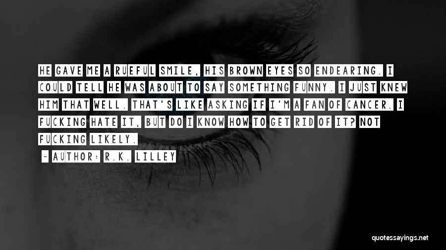 Rueful Quotes By R.K. Lilley