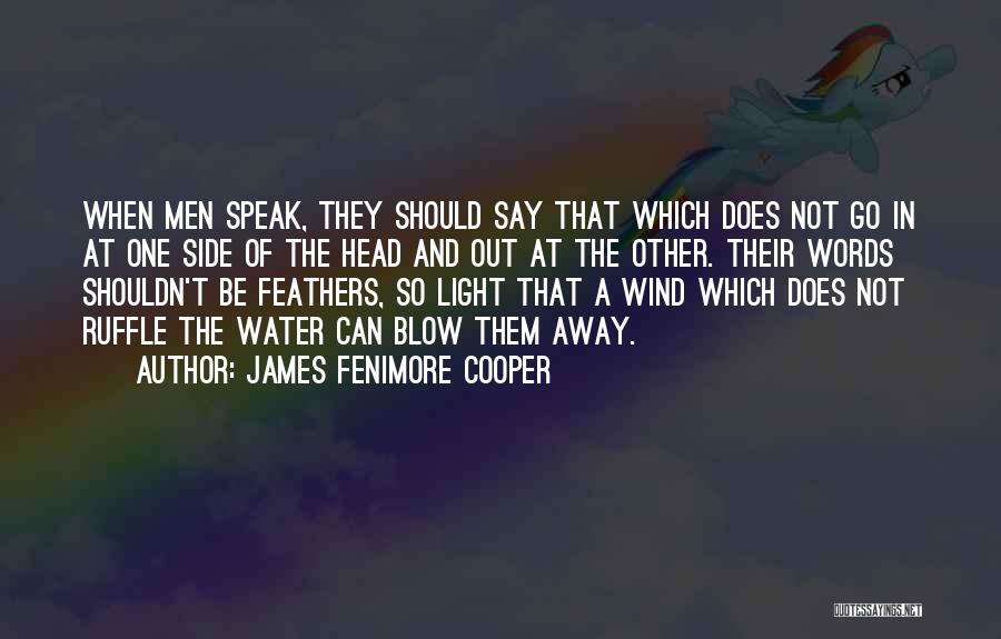 Ruffle Quotes By James Fenimore Cooper
