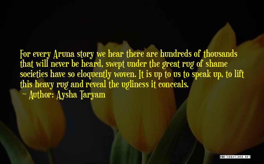 Rug Quotes By Aysha Taryam
