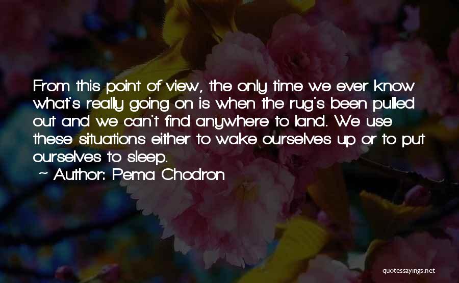 Rug Quotes By Pema Chodron