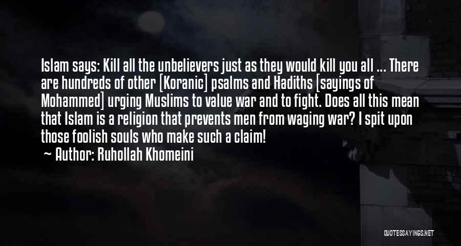 Ruhollah Khomeini Quotes 1352126