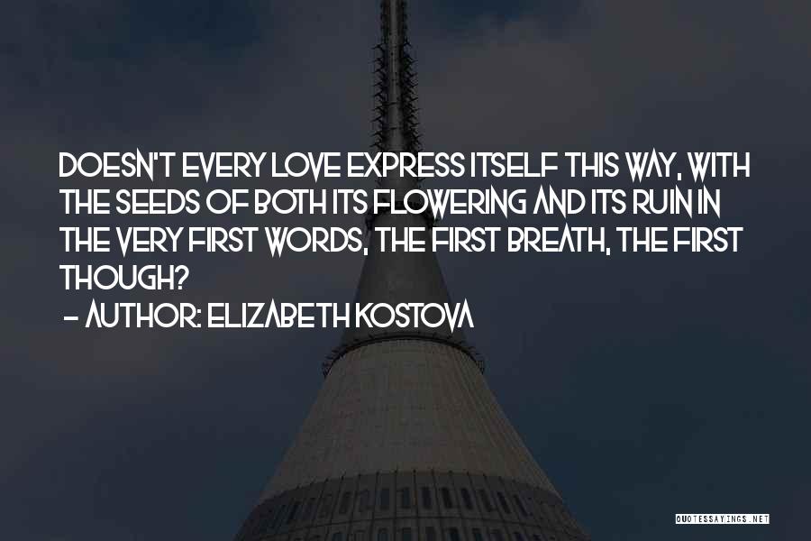 Ruin Love Quotes By Elizabeth Kostova